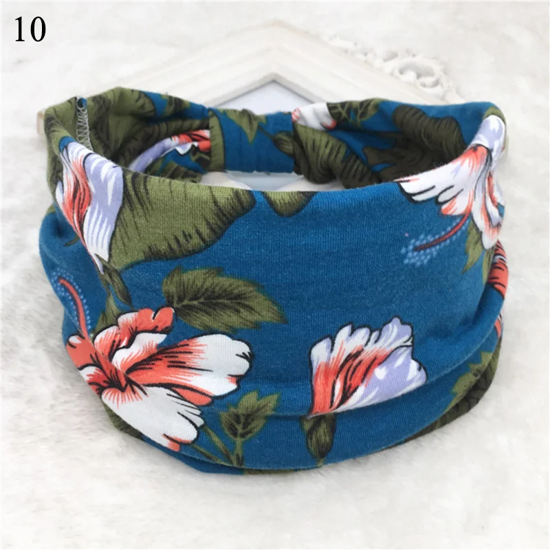 Bohemian Wide Cotton Stretch Headbands Women Headwrap Turban Headwear Bandage Hairbands Bandana Wide Headbands Hair Accessories