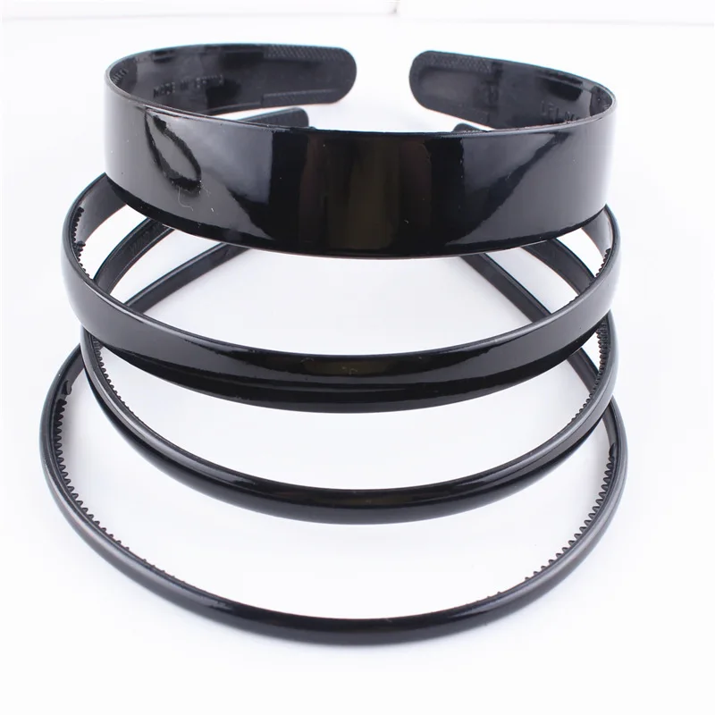 6pcs Fashion Wave Mens Women Unisex Black Wavy Hair Head Hoop Band Sports Headband Hairband Headwear Hair Accessories Gifts