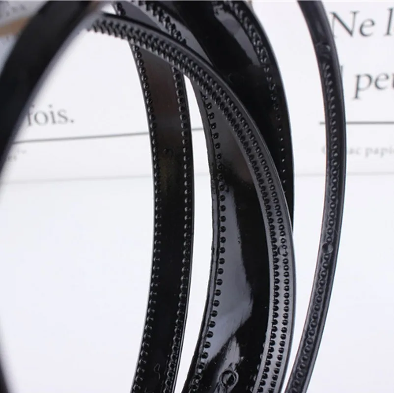 6pcs Fashion Metal Hair Band for Men Women Unisex Black Wavy Hair Head Hoop Band Sports Headband Hairband Hair Accessories Gift