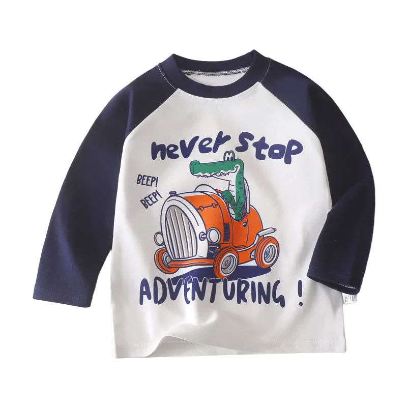 Children's Clothing Boys Girls T-Shirt kids clothes Cartoon Tops Long Sleeve Baby Clothing Autumn Winter Cotton Print Sweatshirt