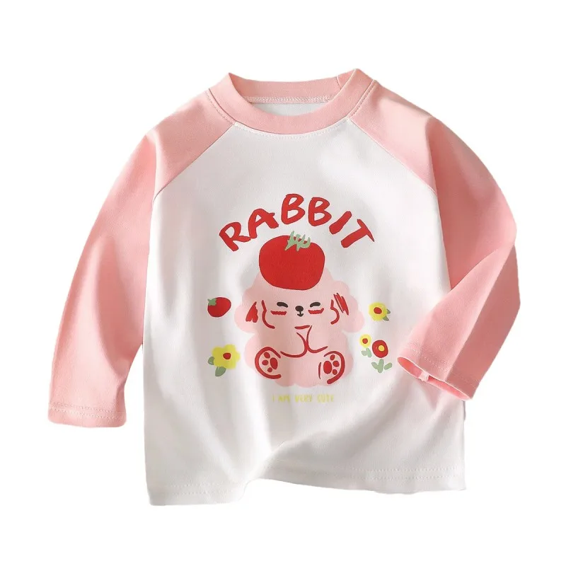 Children's Clothing Boys Girls T-Shirt kids clothes Cartoon Tops Long Sleeve Baby Clothing Autumn Winter Cotton Print Sweatshirt