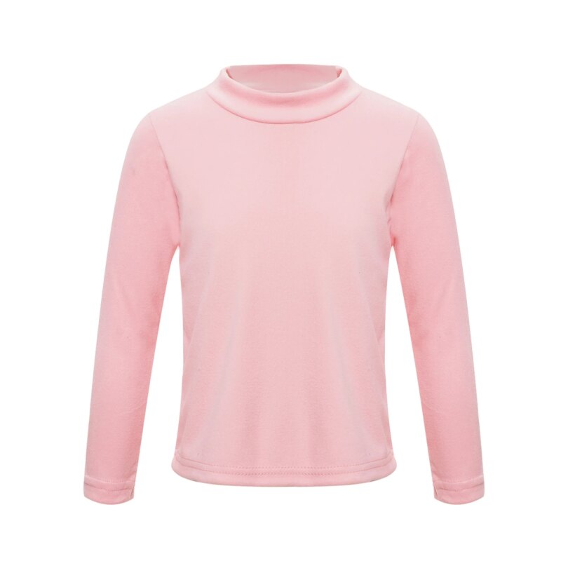 Children Boys Girls Warm Thermal Underwear Shirts Long Sleeve Crew Neck Thermal Top Undershirt Functional Shirt for Winter - Image 2