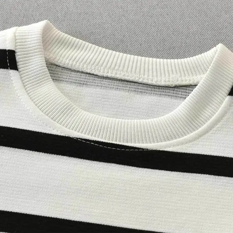 1-5 Years Spring-Fall T shirt Striped Long Sleeve Pullovers Baby Clothes Toldder Shirt Bottoming Shirt For Boys Girls