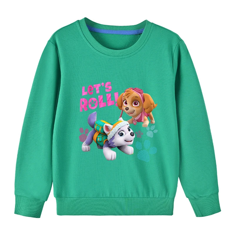 Paw Patrol Kids Cotton Sweater Girls Boys Autumn Hoodies Spring  Cartoon Anime Toddler Tops Kids Clothes Gift  3-10 Years