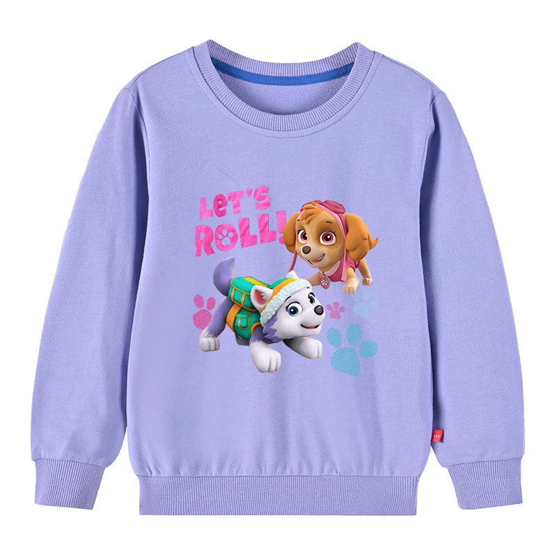 Paw Patrol Kids Cotton Sweater Girls Boys Autumn Hoodies Spring  Cartoon Anime Toddler Tops Kids Clothes Gift  3-10 Years