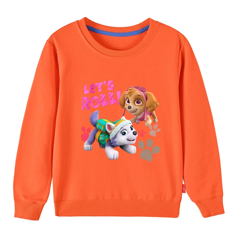 Paw Patrol Kids Cotton Sweater Girls Boys Autumn Hoodies Spring  Cartoon Anime Toddler Tops Kids Clothes Gift  3-10 Years