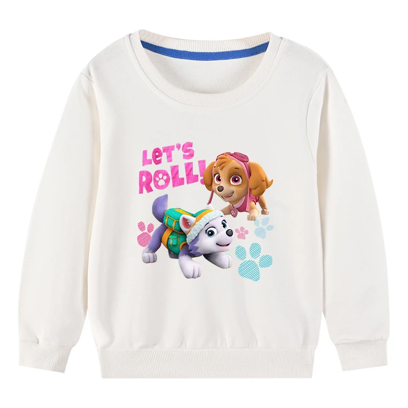 Paw Patrol Kids Cotton Sweater Girls Boys Autumn Hoodies Spring  Cartoon Anime Toddler Tops Kids Clothes Gift  3-10 Years