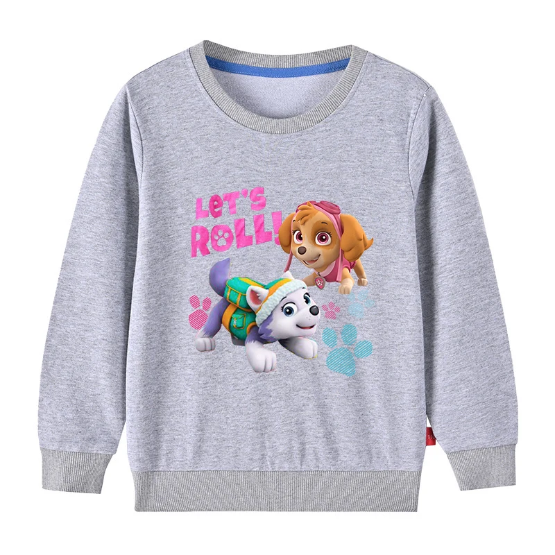 Paw Patrol Kids Cotton Sweater Girls Boys Autumn Hoodies Spring  Cartoon Anime Toddler Tops Kids Clothes Gift  3-10 Years