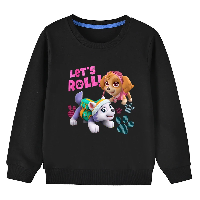 Paw Patrol Kids Cotton Sweater Girls Boys Autumn Hoodies Spring  Cartoon Anime Toddler Tops Kids Clothes Gift  3-10 Years