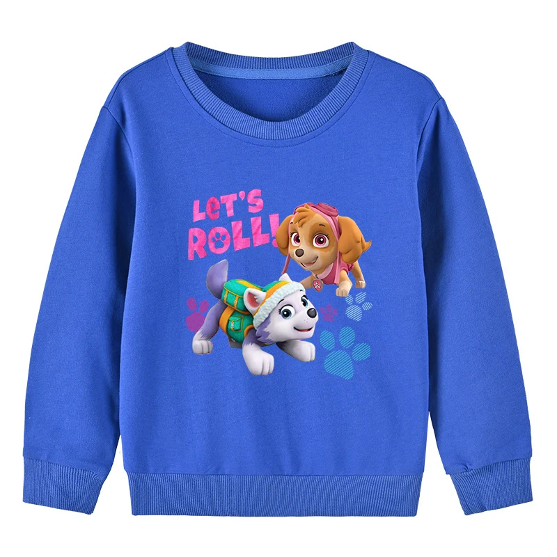 Paw Patrol Kids Cotton Sweater Girls Boys Autumn Hoodies Spring  Cartoon Anime Toddler Tops Kids Clothes Gift  3-10 Years