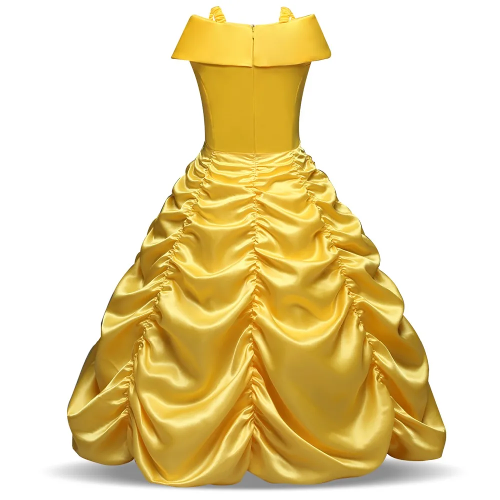 Summer Princess Dress For Girls Snow White Cosplay Costume Puff Sleeve Kids Dress Children Party Birthday Fancy Gown Vestidos