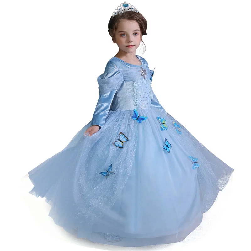 Summer Princess Dress For Girls Snow White Cosplay Costume Puff Sleeve Kids Dress Children Party Birthday Fancy Gown Vestidos