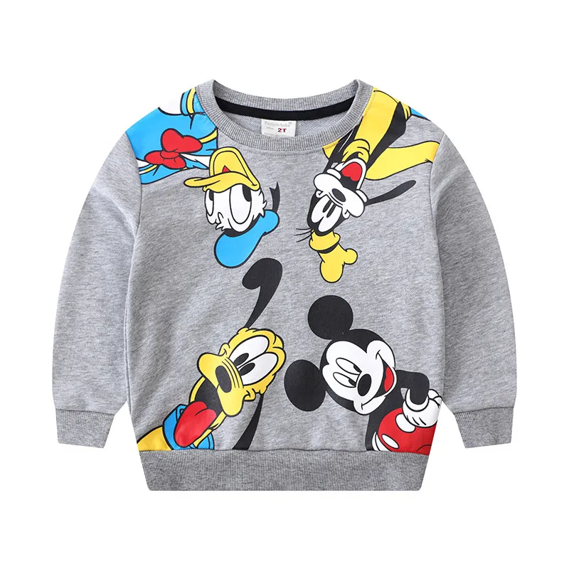 New Autumn Children Clothing Set Toddler Boys Costume Cartoon Mickey Mouse Top Pants for 2-6 Years Kids Clothes Child Sport Suit