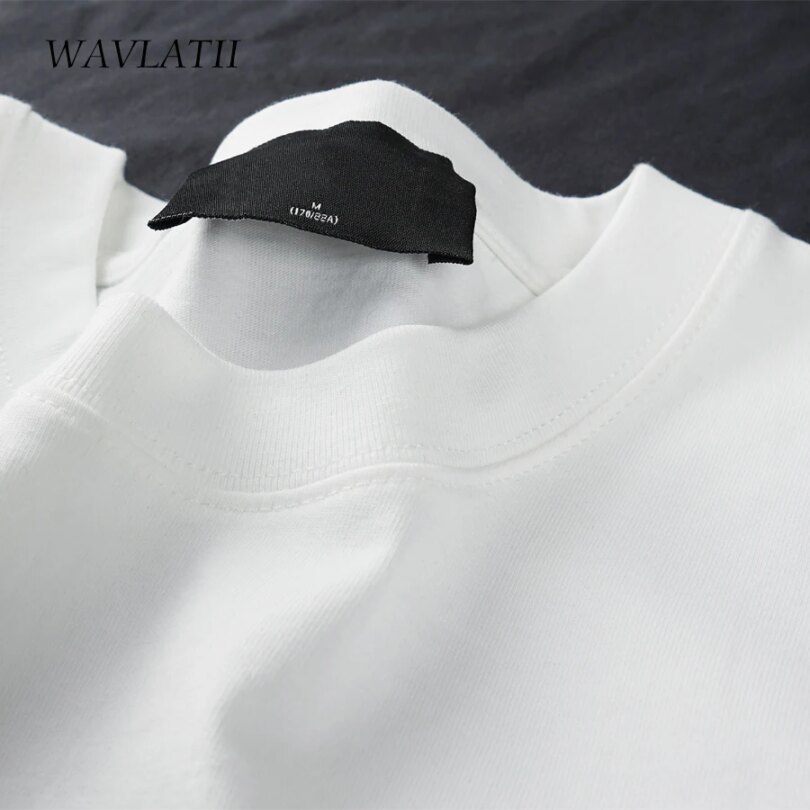 WAVLATII Oversized Summer T shirts for Women Men Brown Casual Female Korean Streetwear Tees Unisex Basic Solid Young Cool Tops - Image 6