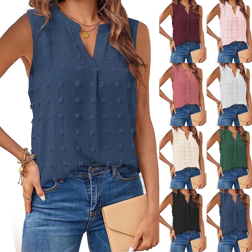 Solid Casual Loose Blouses For Women Fashion 2024 Summer Vintage Women's Oversized Shirts And Blouses Elegant Youth Female Tops