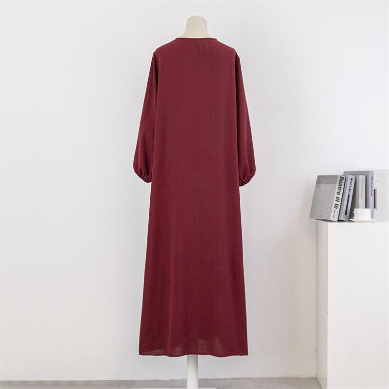 Spirng Autumn Full Sleeve Casual Plus Size Dress Women Loose Maxi Dresses Female Oversize Long Dresses Vestidoes Fit 120KG