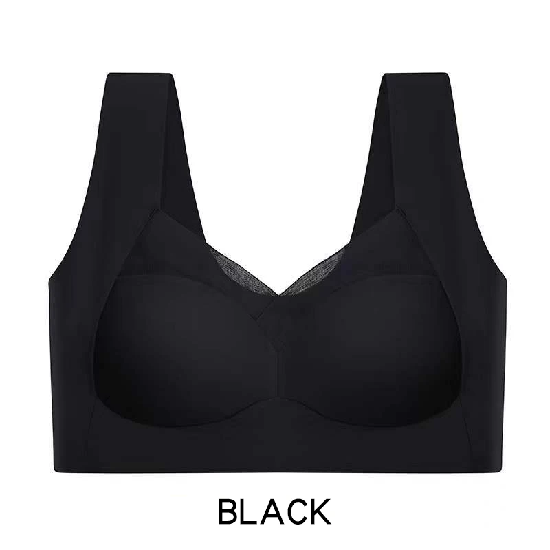 3 Pcs Sexy Seamless Plus Size Bra Push Up Sports Brassiere Women's Lace Underwear Wireless Yoga Top  Woman No Steel Ring Bras