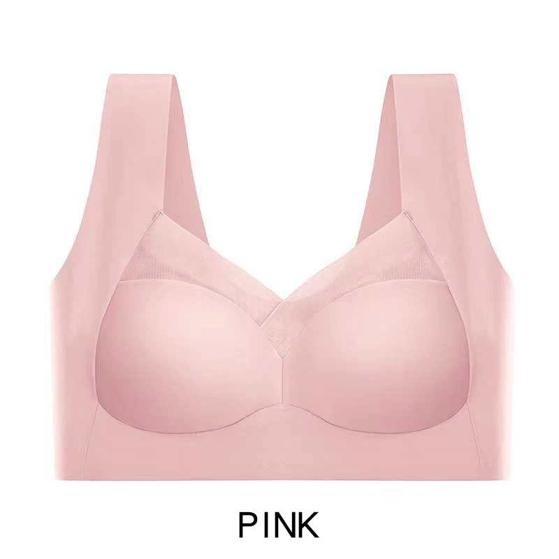 3 Pcs Sexy Seamless Plus Size Bra Push Up Sports Brassiere Women's Lace Underwear Wireless Yoga Top  Woman No Steel Ring Bras