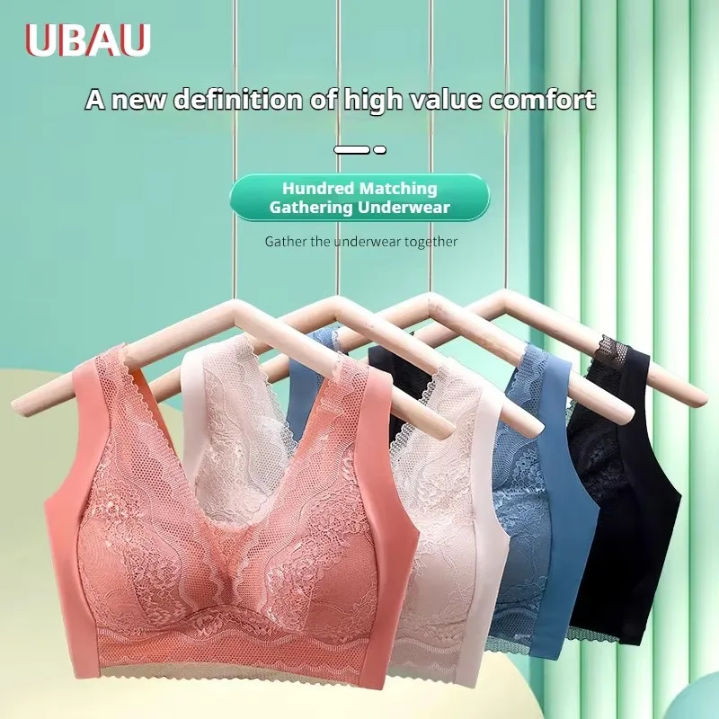 Sexy Seamless Lace Underwear Bra For Women Push Up Top Women's Bra Plus Size Bralette Large Size Brasier Without Underwire