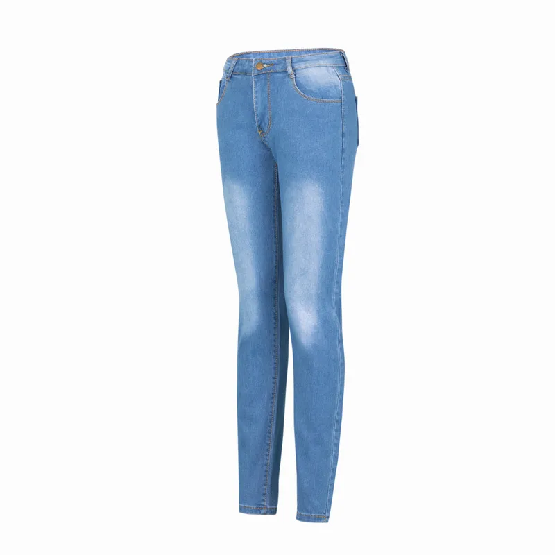 Low price promotion women high waist jeans casual skinny slim jeans high stretch denim pencil pants plus size S-3XL New