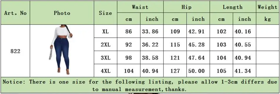 Plus size jeans XL-5XL women's high waist skinny denim jeans casual high stretch pencil pants drop shipping 2020 new arrival