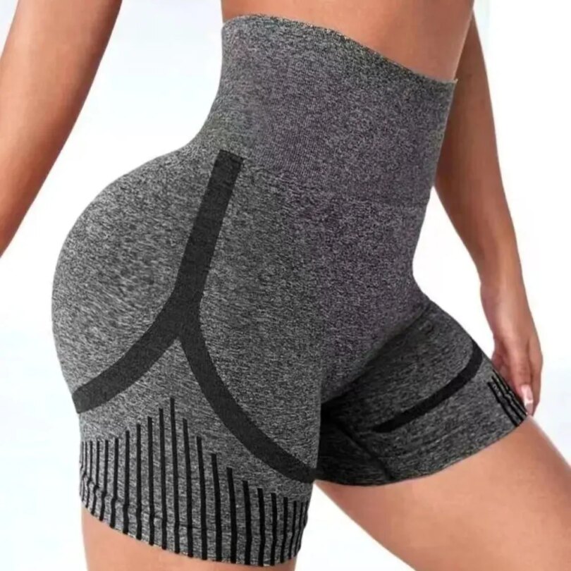 Women Yoga Shorts High Waist Workout Shorts Fitness Yoga Lift Butt Fitness Ladies Yoga Gym Running Short Pants Sportswear - Image 2