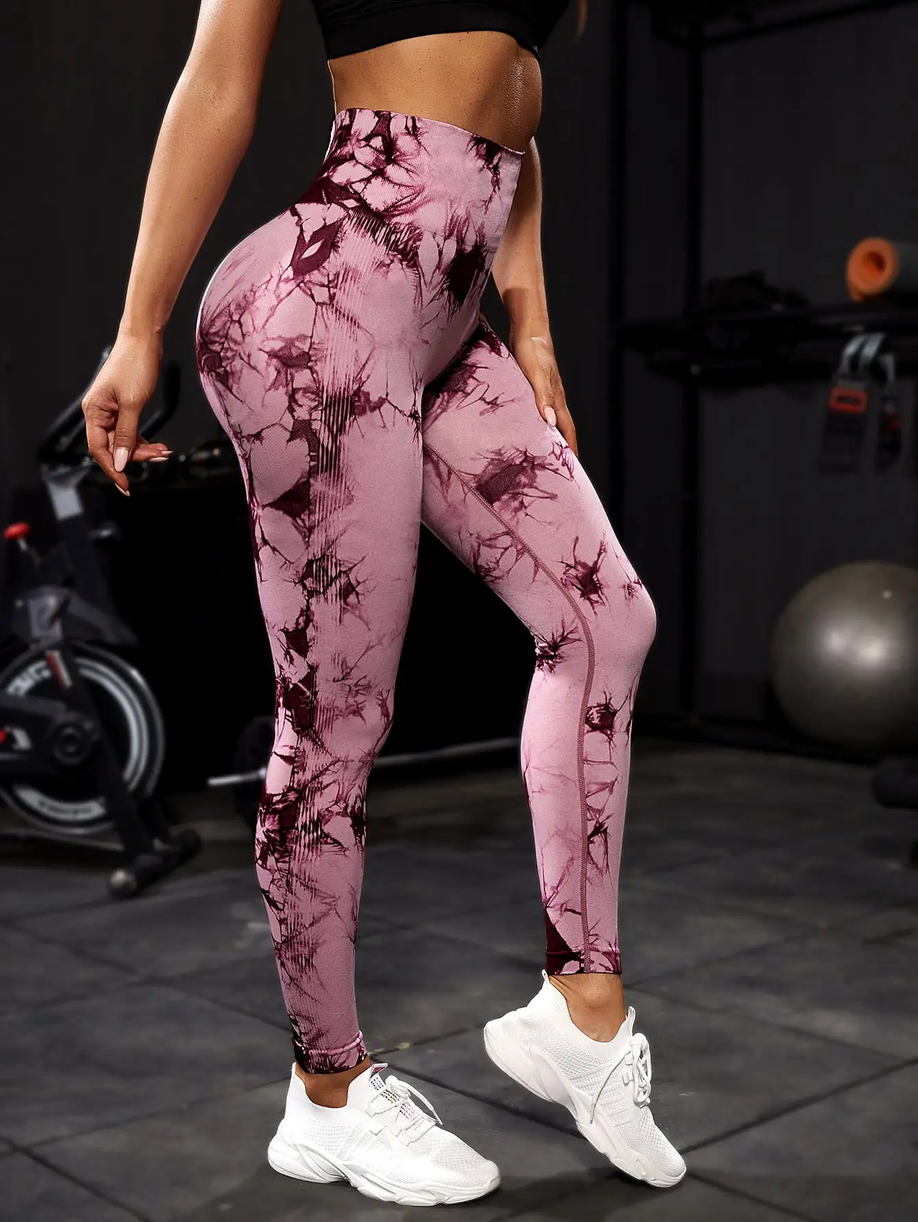 Tie Dye Yoga Pants Sport Leggings Women Seamless High Waist Push Up Woman Tights Fitness Workout Leggins Gym Clothing 2023 New