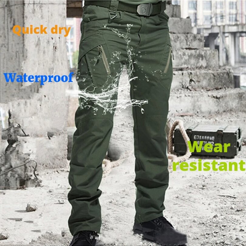 New Mens Tactical Pants Multiple Pocket Elasticity Military Urban Commuter Tacitcal Trousers Men Slim Fat Cargo Pant 5XL - Image 4