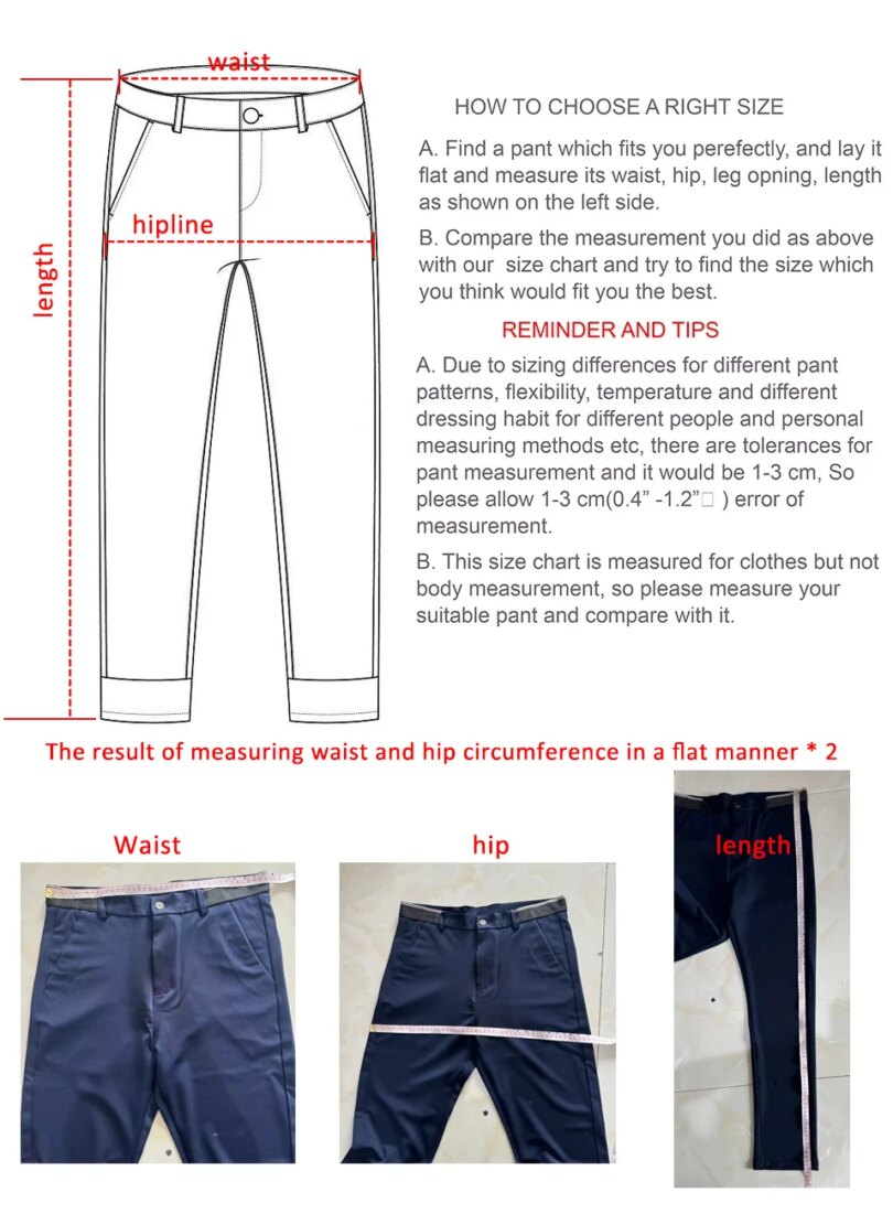 Men's Summer Fashion Business Casual Long Pants Suit Pants Male Elastic Straight Formal Trousers Plus Big Size 28-40 - Image 5