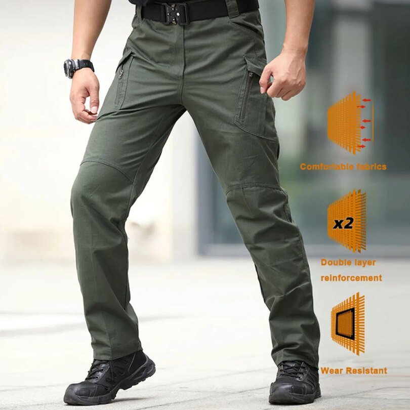 City Tactical Cargo Pants Classic Outdoor Hiking Trekking Army Tactical Joggers Pant Camouflage Military Multi Pocket Trousers - Image 2