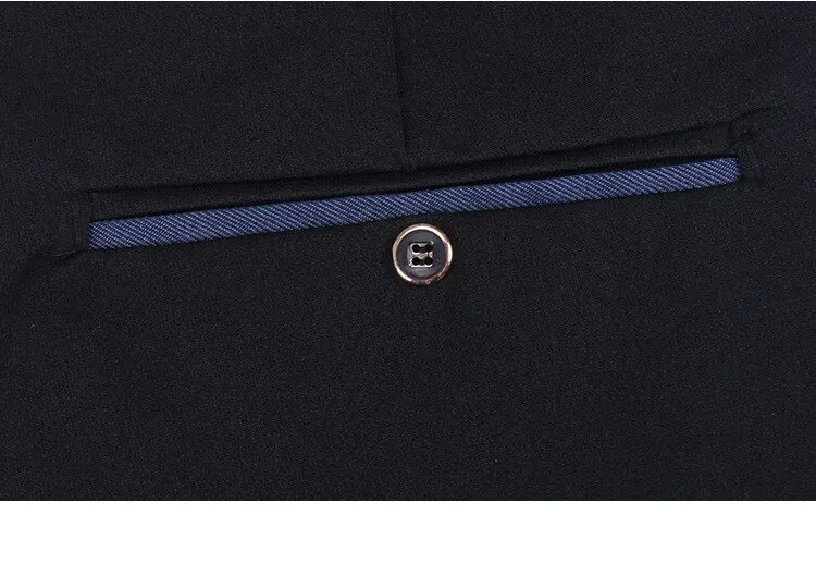 Men's Elastic Straight Pants Business Casual Long Suit Pants Male Formal Trousers Solid Colors Black BLue Plus Size 38 40